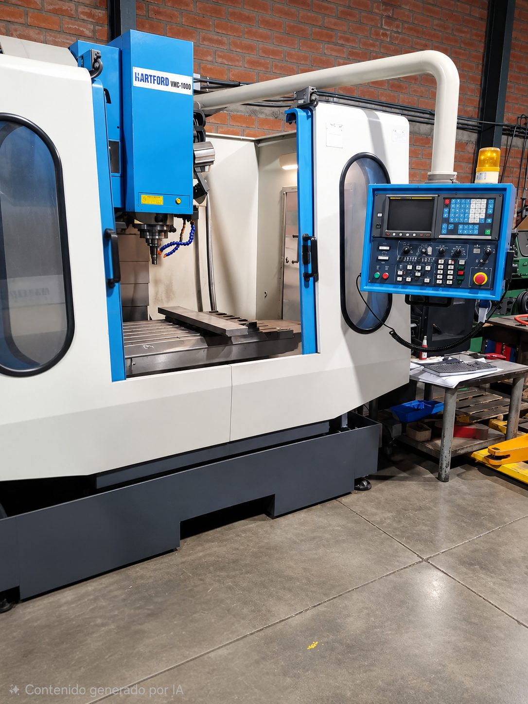 Centro de mecanizado CNC vertical Hartford VMC-1000 para fabricación de moldes en PlasticMarket, Santiago