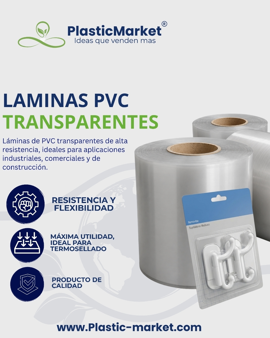 lámina de PVC transparente rígida