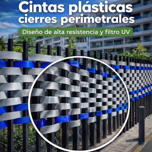 Cintas Plásticas Perimetrales con Filtro UV