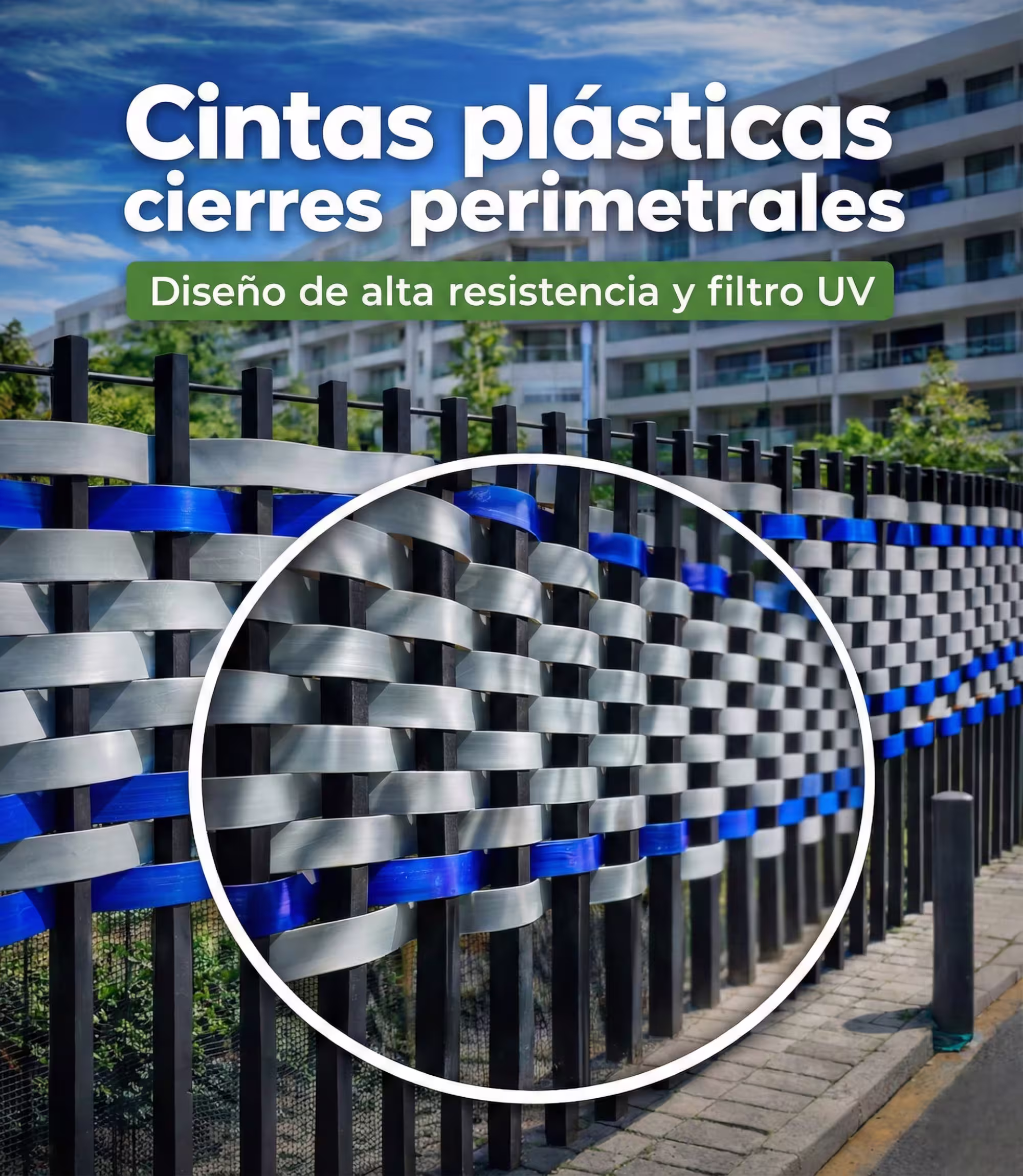 Cintas Plásticas Perimetrales con Filtro UV