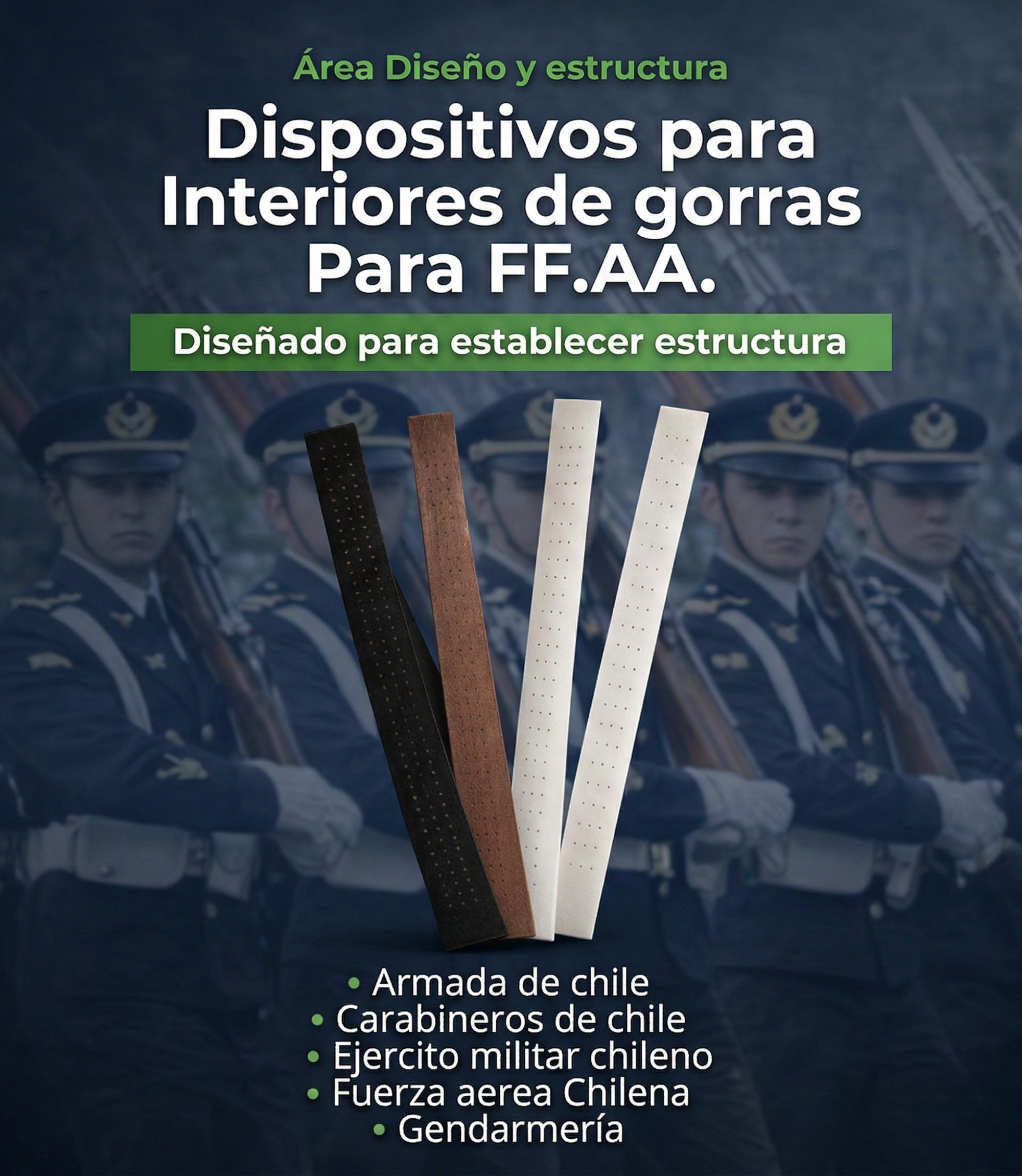 Dispositivo Interior para Gorras FFAA (Horma)